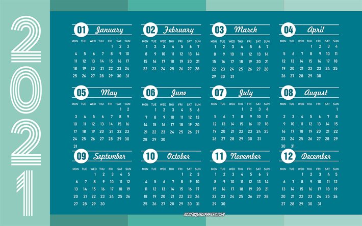 Download Wallpapers Blue 21 Calendar 4k 21 Concepts 21 All Months Calendar 21 Calendar Blue Background For Desktop Free Pictures For Desktop Free