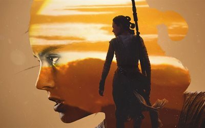 Rey, 4k, personaggi di Star Wars
