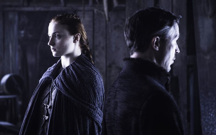Sansa Stark, Petyr Baelish, 4k, Game Of Thrones