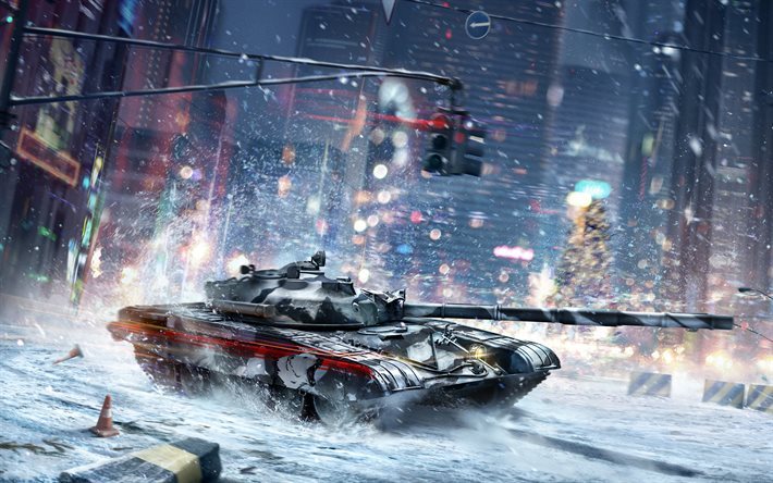 Armored Warfare, inverno, tanques, Jogos de 2016