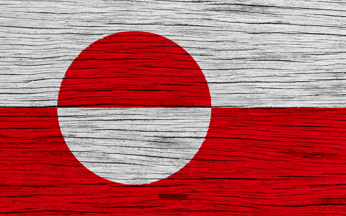 flagge von gr&#246;nland, 4k, nordamerika, holz-textur, gr&#246;nl&#228;ndischen flagge, nationale symbole, gr&#246;nland flagge, kunst, gr&#246;nland