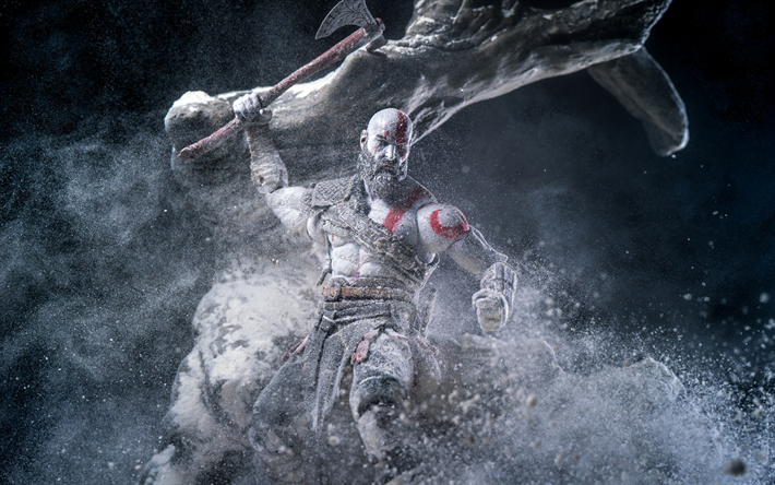 Kratos, les jeux de 2018, les personnages, l&#39;Action-aventure