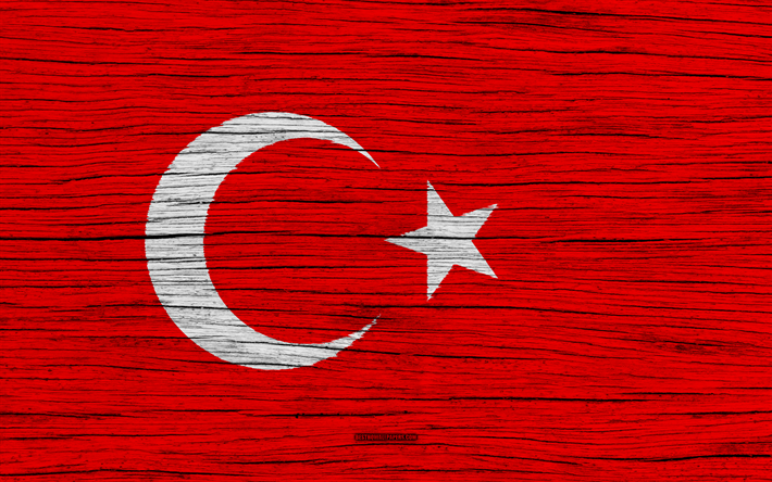 flagge von der t&#252;rkei, 4k, asien, holz-textur, t&#252;rkische flagge, nationale symbole, t&#252;rkei flagge, kunst, t&#252;rkei