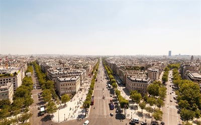 Paris, Fran&#231;a, turismo, ruas, primavera, paisagem urbana, viagens