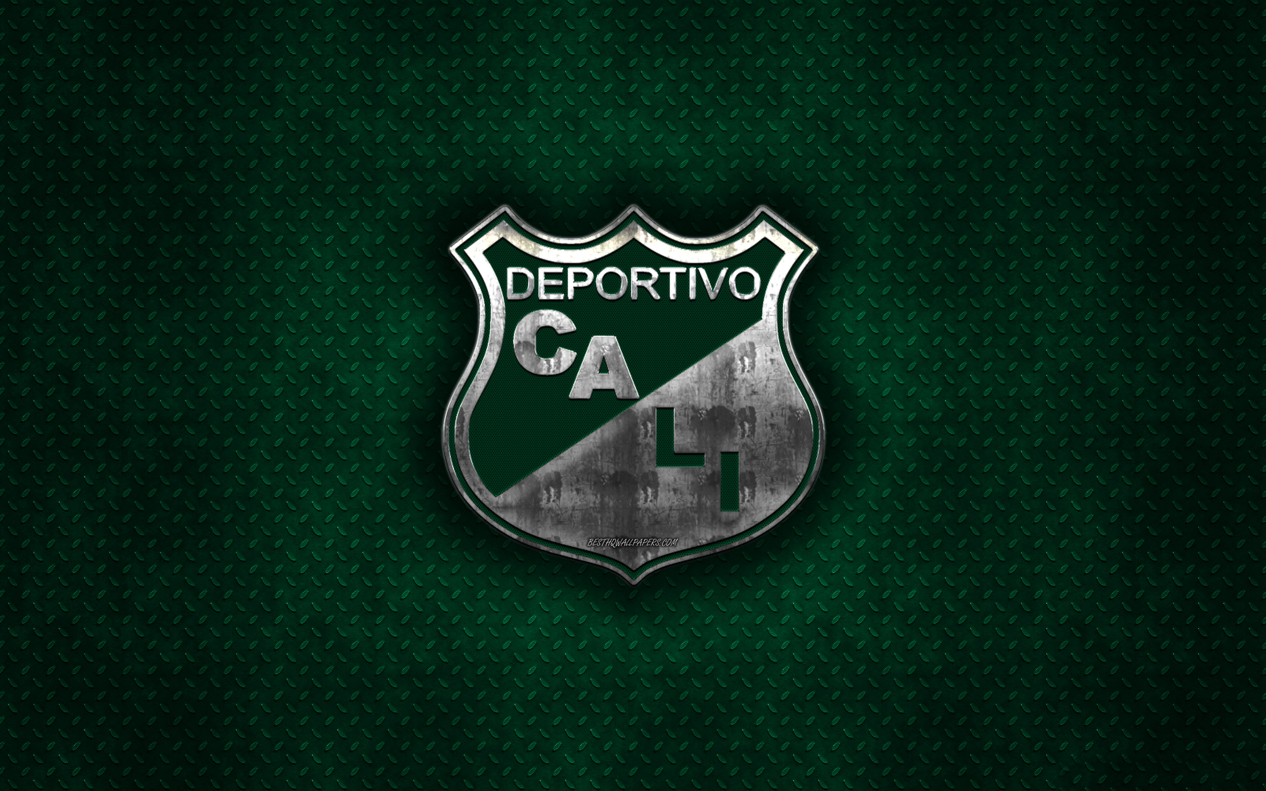 Download wallpapers Deportivo Cali, Colombian football club, green ...