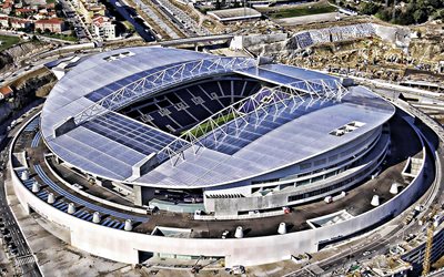 Estadio do Dragao de Porto, au Portugal, en ext&#233;rieur, portugais, stade de football, le FC Porto stade, terrain de sport, Dragao