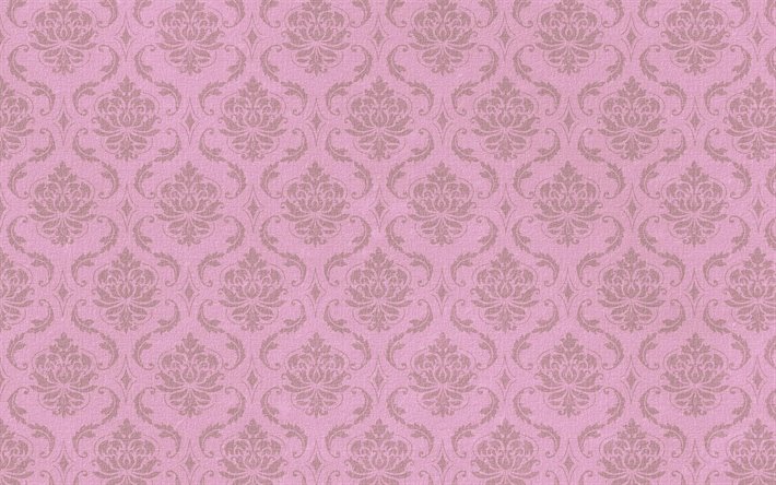 purple damask pattern, vintage floral pattern, purple vintage background, floral patterns, background with flowers, purple retro backgrounds, vintage backgrounds, purple backgrounds, floral vintage pattern