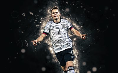 Matthias Ginter, 2020, Germany National Team, soccer, footballers, Matthias Lukas Ginter, neon lights, German football team