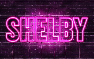 Download wallpapers Shelby, 4k, wallpapers with names, female names ...