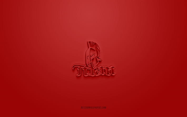 Acadie-Bathurst Titan, luova 3D-logo, punainen tausta, Kanadalainen j&#228;&#228;kiekkojoukkue, QMJHL, New Brunswick, Kanada, 3D-taide, j&#228;&#228;kiekko, Acadie-Bathurst Titan 3d -logo