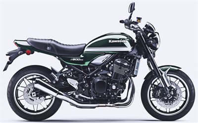 Kawasaki Z900RS, 4k, vista laterale, 2022 moto, superbike, 2022 Kawasaki Z900RS, moto giapponesi, Kawasaki