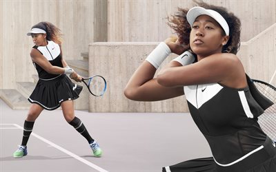 Naomi Osaka, WTA, Japanese tennis player, photoshoot, Nike, Womens Tennis Association