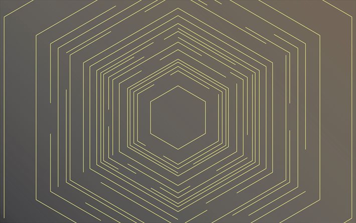 lines pattern background, lines hexagon background, gray background, hexagon lines background, creative lines background