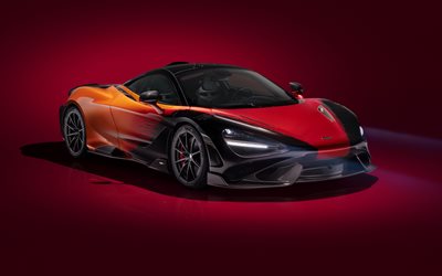 McLaren MSO 765LT Strata, 2020, esterno, vista frontale, auto sportiva di lusso, tuning 765LT, supercar britanniche, McLaren