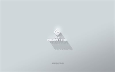 Lost Frequencies logo, white background, Lost Frequencies 3d logo, 3d art, Lost Frequencies, 3d Lost Frequencies emblem