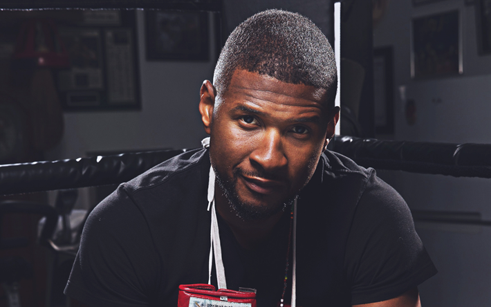 Usher, 4k, american singer, music stars, Usher Raymond IV, american celebrity, Usher photoshoot