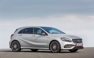Mercedes A45 AMG, 2016, 4MATIC, W176, Une classe, &#224; hayon, tuning, Mercedes