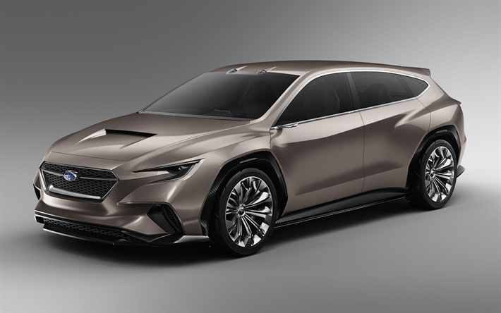 Subaru Viziv Tourer Concept, 4k, 2018 voitures, le Viziv Tourer Concept, les voitures japonaises, Subaru