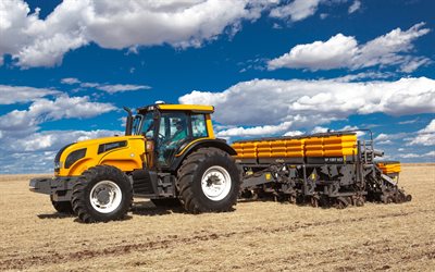 Valtra BH, semis de bl&#233;, tracteurs modernes, machines agricoles, nouveaux concepts de r&#233;colte, tracteurs, Valtra