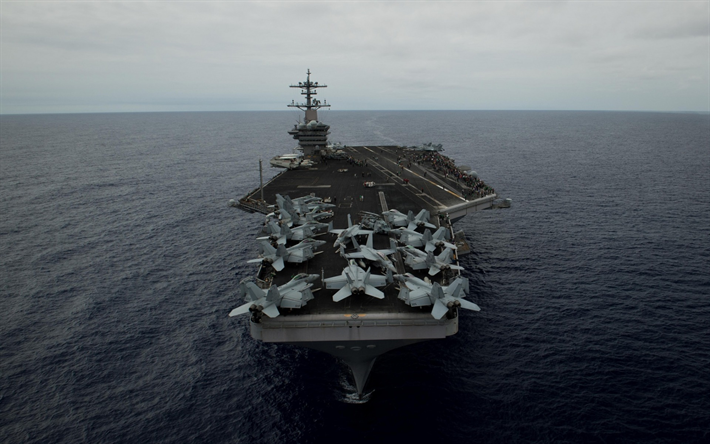 USS Carl Vinson, CVN-70, US Navy, CVW-17, Carrier Air Wing, Nimitz-class aircraft carrier, American warship