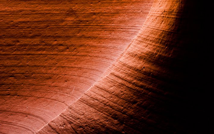 ruskea kivi sein&#228;&#228;n, kivi aaltoileva tausta, luonnollinen rock rakenne, kivi tekstuurit, makro, ruskea kivi&#228;, kivi taustat, tausta luonnollinen rock, ruskea taustat