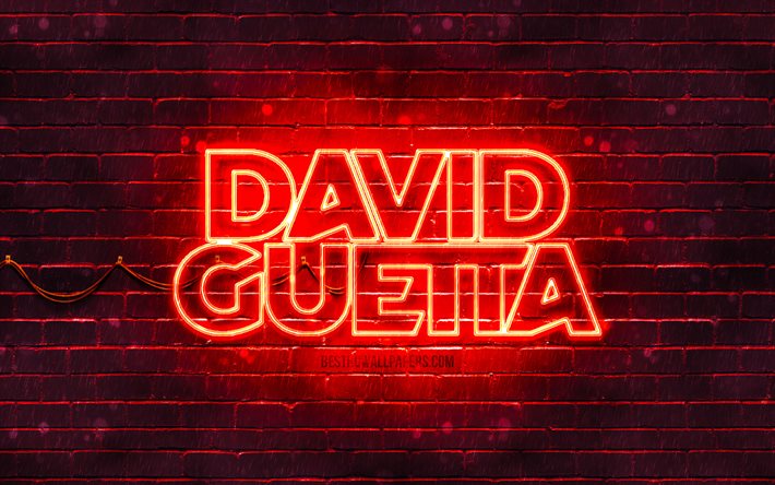 Descargar fondos de pantalla David Guetta logotipo rojo, 4k,  superestrellas, francés DJs, rojo brickwall, David Guetta logotipo, Pierre David  Guetta, David Guetta, estrellas de la música, David Guetta neón logotipo  libre. Imágenes