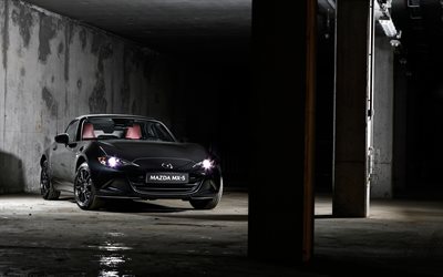 Mazda MX-5 Eunos Edition, 4k, headlights, 2020 cars, FR-spec, 2020 Mazda MX-5, japanese cars, Mazda