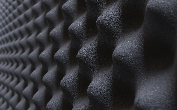 Soundproof wallpaper  Foam  Fibreglass acoustic noise reduction