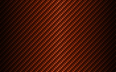 orange carbon background, 4k, carbon patterns, orange carbon texture, wickerwork textures, creative, carbon wickerwork texture, lines, carbon backgrounds, orange backgrounds, carbon textures