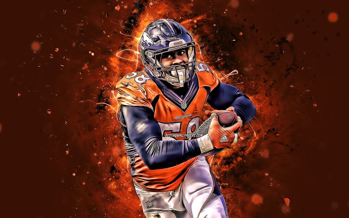 Download wallpapers Von Miller, 4k, linebacker, Denver Broncos, american  football, NFL, Von BVsean Miller Jr, National Football League, neon lights,  Von Miller Denver Broncos, Von Miller 4K for desktop free. Pictures for