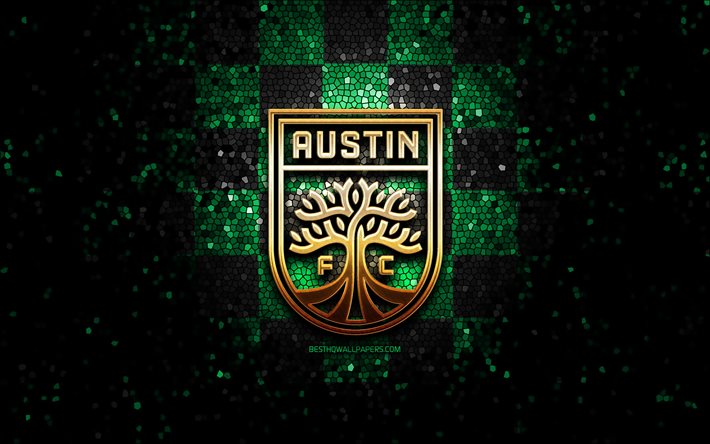 ダウンロード画像 オースティンfc キラキラのロゴ Usl 緑黒の市松模様の背景 米国 アメリカのサッカーチーム Fcオースティン アサッカーリーグ オースティンfcロゴ モザイクart サッカー 米 フリー のピクチャを無料デスクトップの壁紙