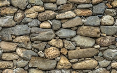 gray stone wall, macro, natural rock texture, stone textures, gray grunge background, gray stones, stone backgrounds, background with natural rock, gray backgrounds