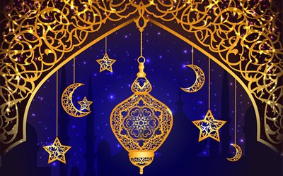 O ramad&#227;, o islamismo, religi&#227;o, mu&#231;ulmano de f&#233;rias, l&#226;mpada, feriado, arte, Ramazan