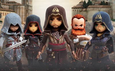 Assassins Creed Kapina, 2017, LEGO, Android, iOS, Juliste