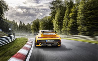 2021, Techart GTstreet R, 4k, rear view, exterior, race car, Porsche 911 Turbo S, tuning 911 Turbo S, german sports cars, Porsche