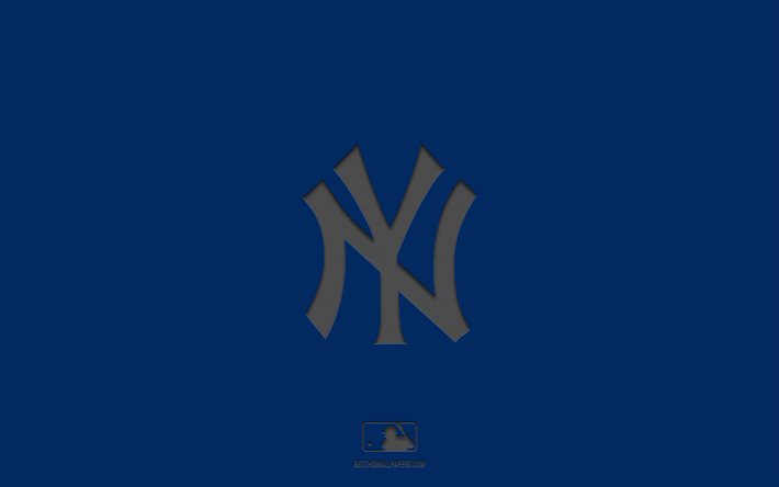ダウンロード画像 ニューヨーク ヤンキース 青い背景 アメリカの野球チーム ニューヨークヤンキースのエンブレム Mlb New York 米国 野球 フリー のピクチャを無料デスクトップの壁紙
