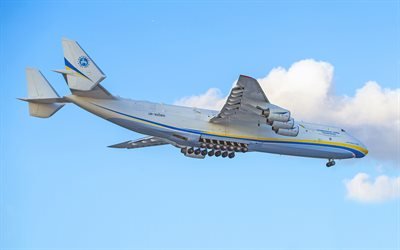 Antonov, 4k, AN-225, aerodrome, cargo plane, Cossack, Antonov An-225 Mriya, transport aircraft, AN225, Antonov Airlines, Ukrainian aircraft