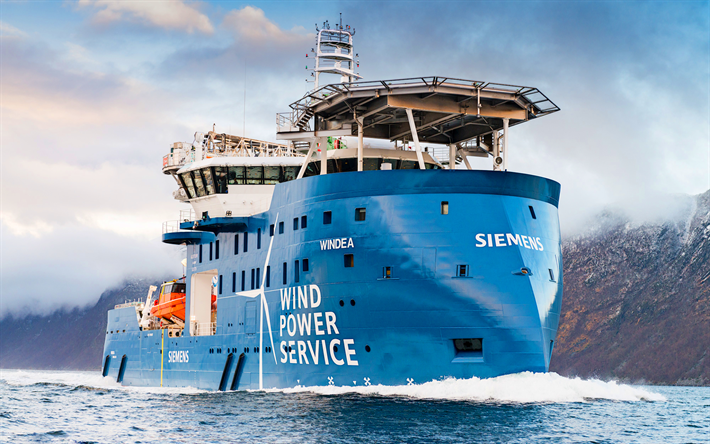 Siemens Windea, havet, SOV, Drift, Fartyget, WINDEA Domstolen, Siemens