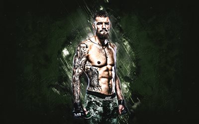 Daniel Spitz, UFC, King of the Cage, Daddy Long Legs, american fighter, MMA, portrait, creative stone background