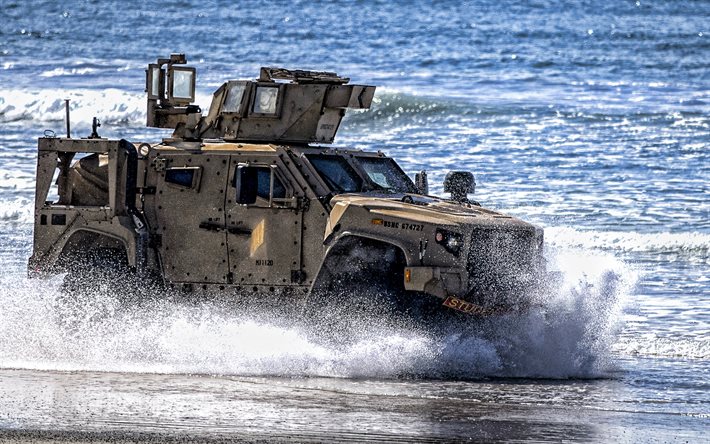 أوشكوش M-ATV, الألغام والمقاوم للكمين المحمية السيارة, MRAP, الأمريكية سيارة مدرعة, أمريكا المركبات العسكرية, أوشكوش