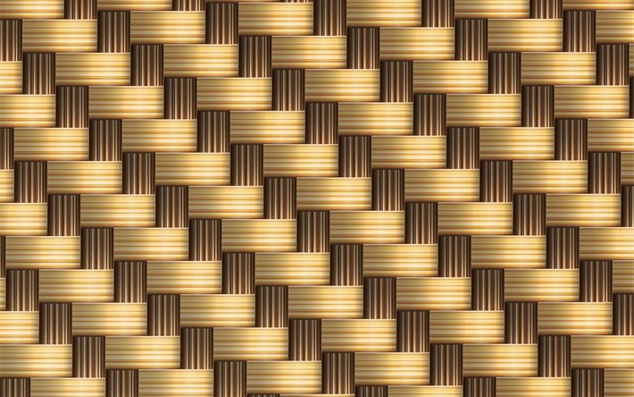 4k, wooden wickerwork textures, brown wooden backgrounds, 3D textures, vector textures, wooden weaving textures, wooden backgrounds, wickerwork, wickerwork backgrounds, wickerwork textures, weaving textures