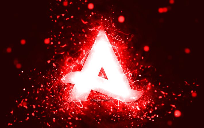 Logo rouge Afrojack, 4k, DJs n&#233;erlandais, n&#233;ons rouges, cr&#233;atif, fond abstrait rouge, Nick van de Wall, logo Afrojack, stars de la musique, Afrojack