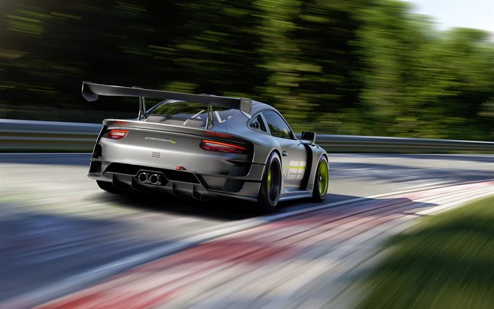 2022, Porsche 911 GT2 RS Clubsport 25, 4k, retrovisor, exterior, carro de corrida, tuning Porsche 911, carros esportivos alem&#227;es, Porsche