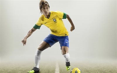 neymar, Brazil, football, football stars