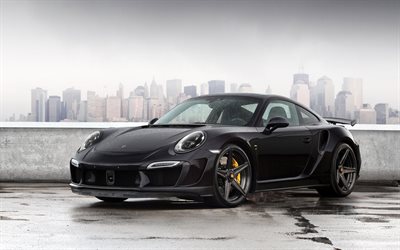 Porsche 911 Carrera, exterior, negro coup&#233; deportivo, la optimizaci&#243;n, el alem&#225;n de autom&#243;viles deportivos, Porsche