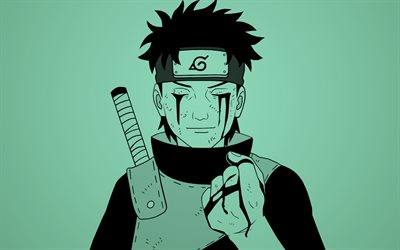 Uchiha Obito, minimal, manga, kreativa, Naruto