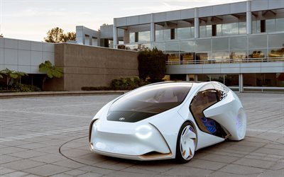 Toyota i Concept, 2017, electric car, future, Futurism