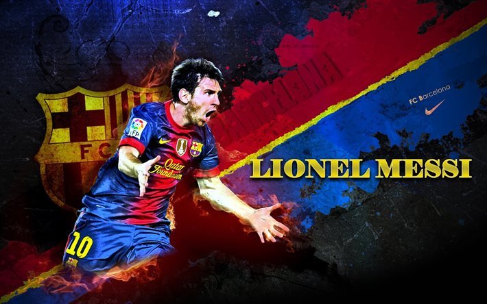 Lionel Messi, FC Barcelona, fotboll, Spanien, Barcelona