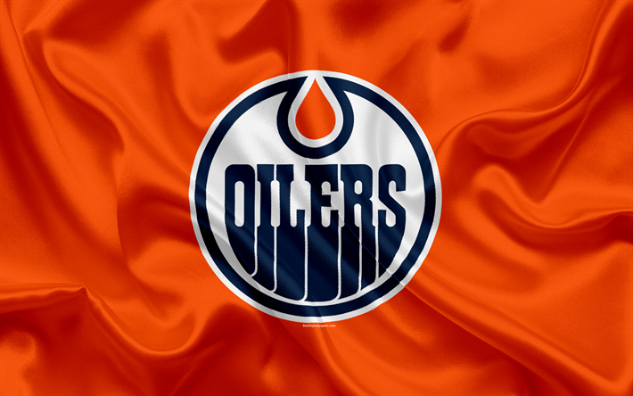 Edmonton Oilers, l&#39;hockey club, NHL, emblema, logo, nhl, hockey, Edmonton, Canada