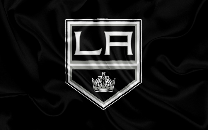 Kings de Los Angeles, le club de hockey, NHL, l&#39;embl&#232;me, le logo, la Ligue Nationale de Hockey, hockey sur glace, Los Angeles, Californie, &#233;tats-unis